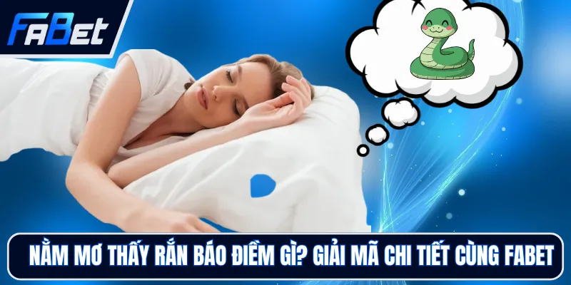 Nằm Mơ Thấy Rắn Báo Điềm Gì? Giải Mã Chi Tiết Cùng FABET