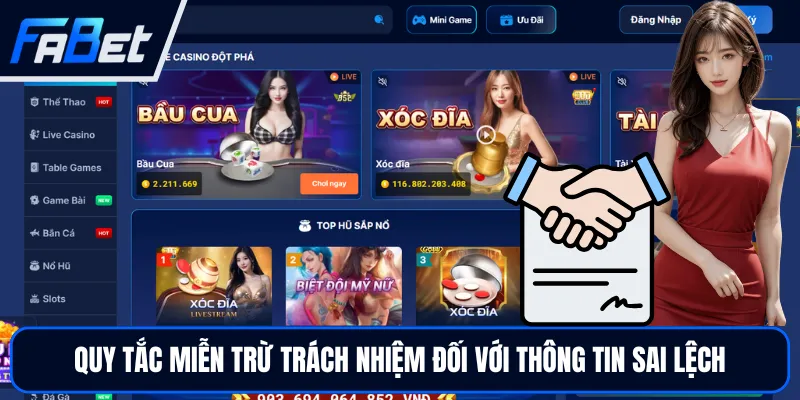 Miễn Trừ Trách Nhiệm FABET | Quy Định Bảo Vệ Công Bằng